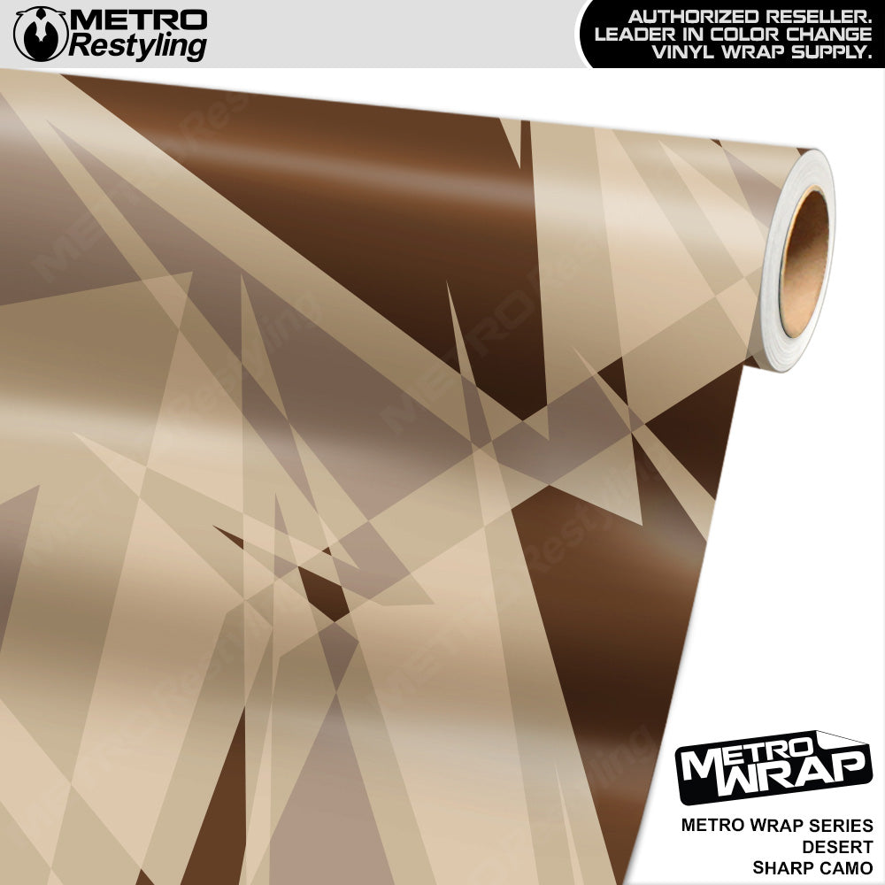 Metro Wrap Sharp Desert Camouflage Vinyl Film