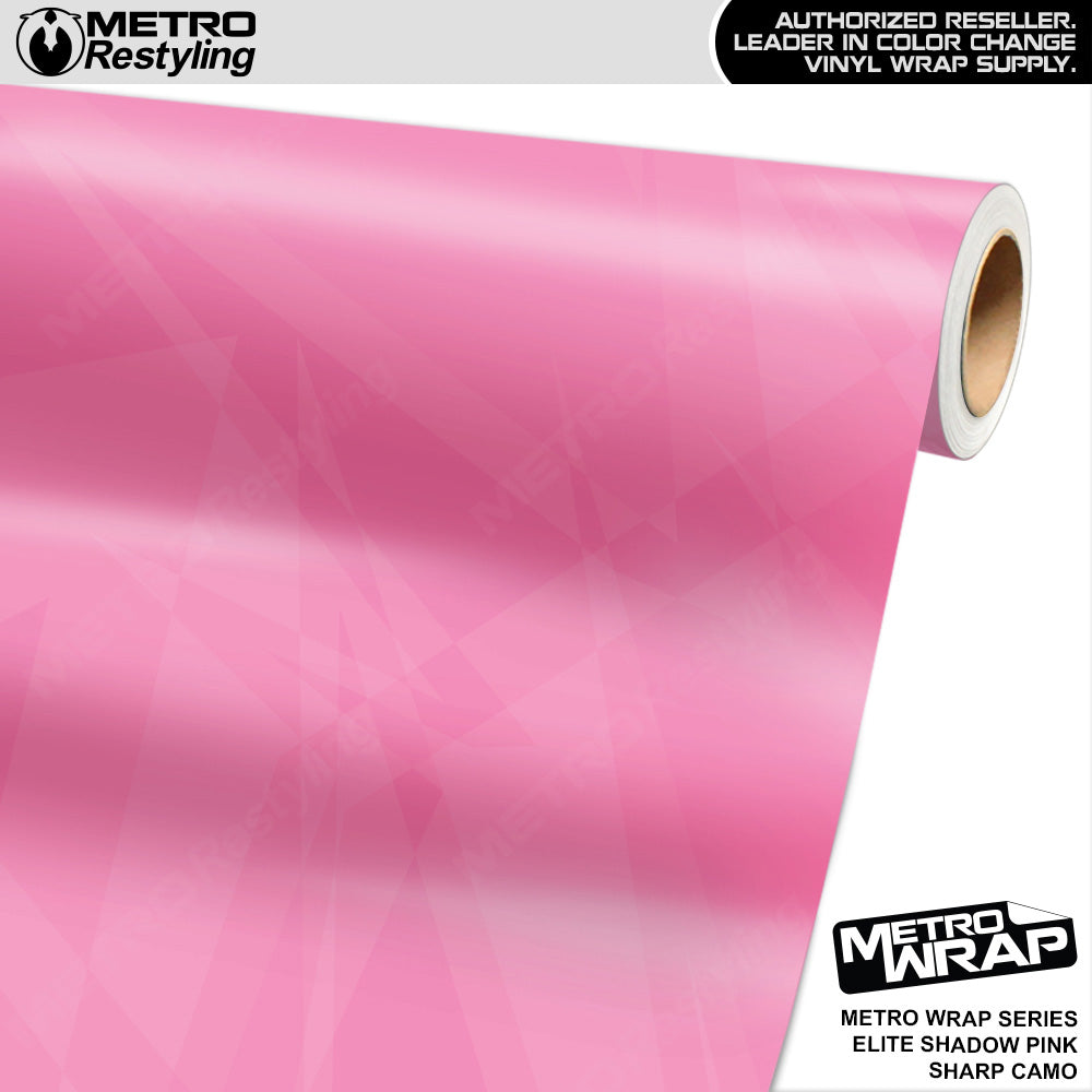 Metro Wrap Sharp Elite Shadow Pink Camouflage Vinyl Film