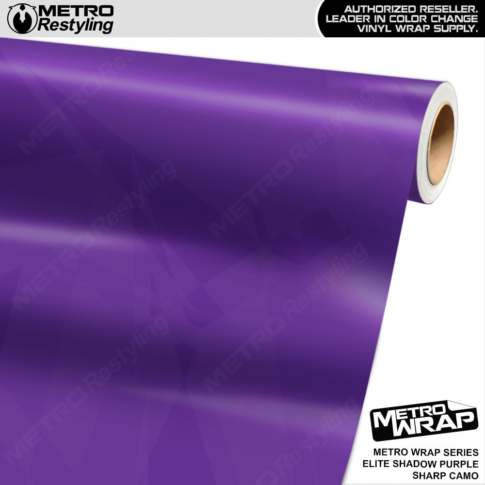 Metro Wrap Sharp Elite Shadow Purple Camouflage Vinyl Film