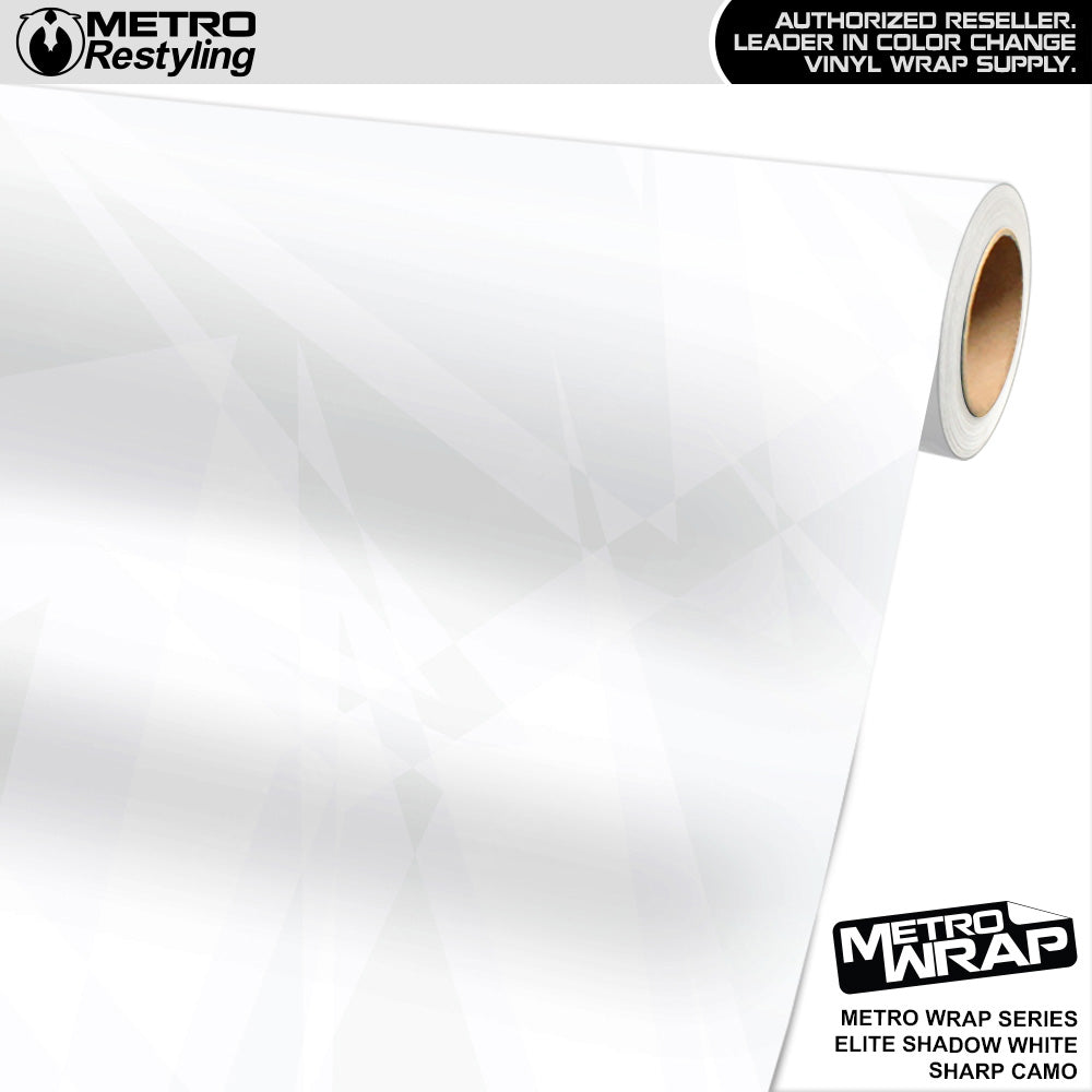Metro Wrap Sharp Elite Shadow White Camouflage Vinyl Film