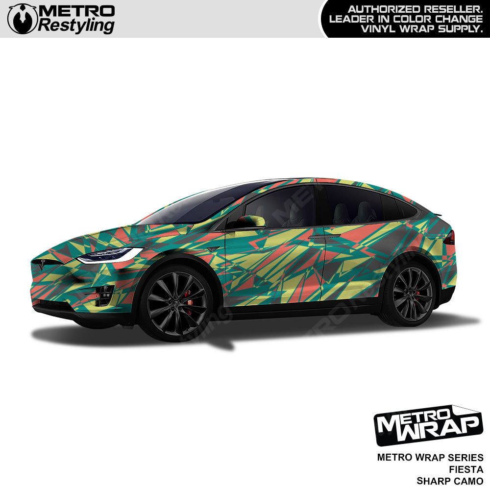 Metro Wrap Sharp Fiesta Camouflage Vinyl Film