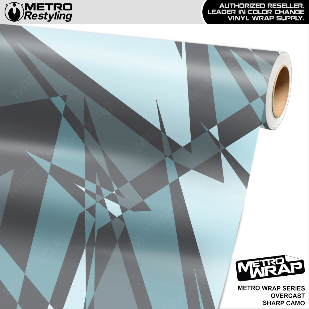 Metro Wrap Sharp Overcast Camouflage Vinyl Film