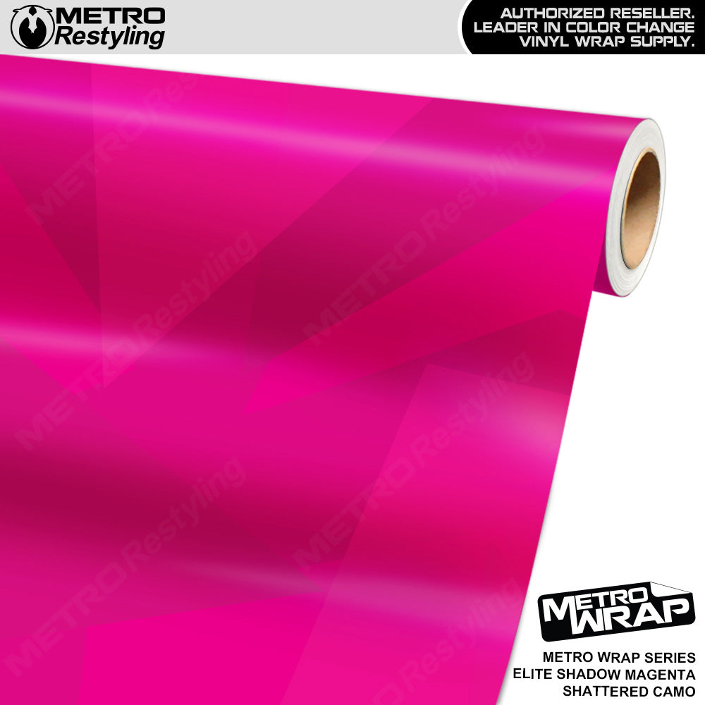 Metro Wrap Shattered Elite Shadow Magenta Camouflage Vinyl Film