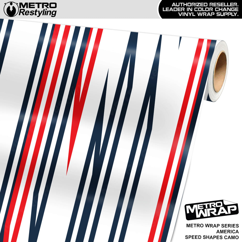 Metro Wrap Speed Shapes America Vinyl Film