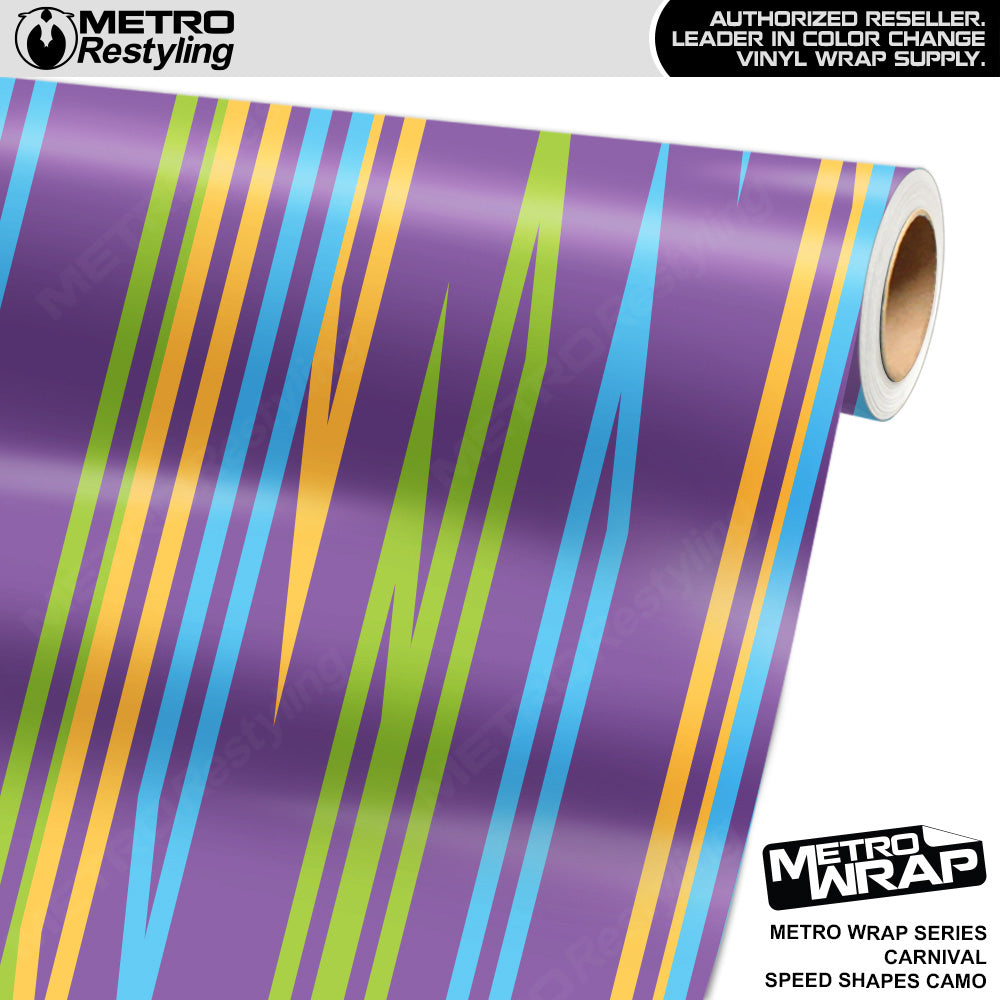 Metro Wrap Speed Shapes Carnival Vinyl Film