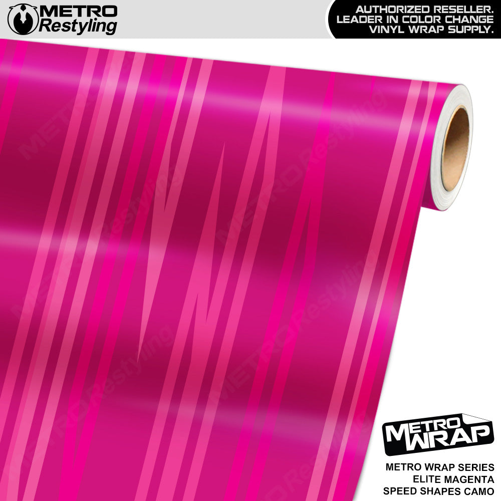 Metro Wrap Speed Shapes Elite Magenta Vinyl Film