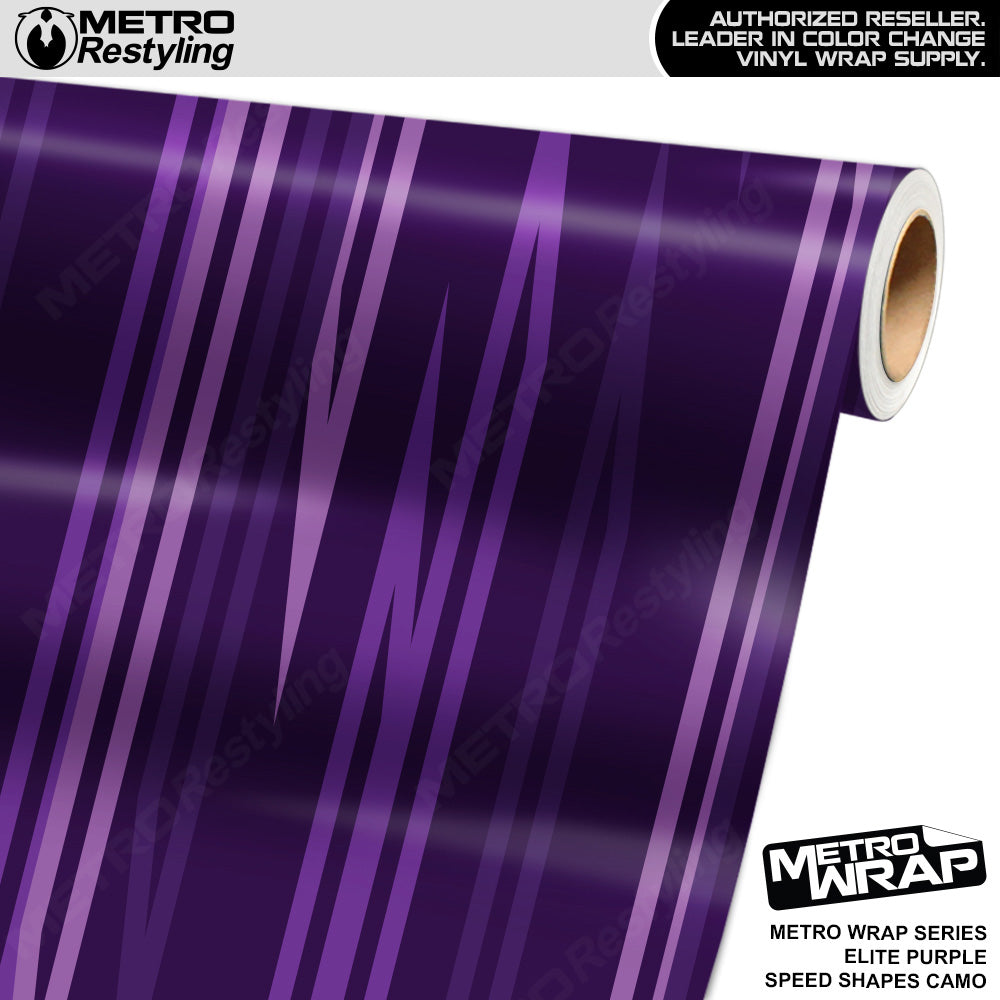 Metro Wrap Speed Shapes Elite Purple Vinyl Film