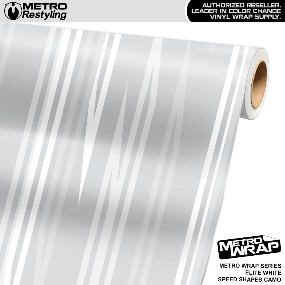 Metro Wrap Speed Shapes Elite White Vinyl Film