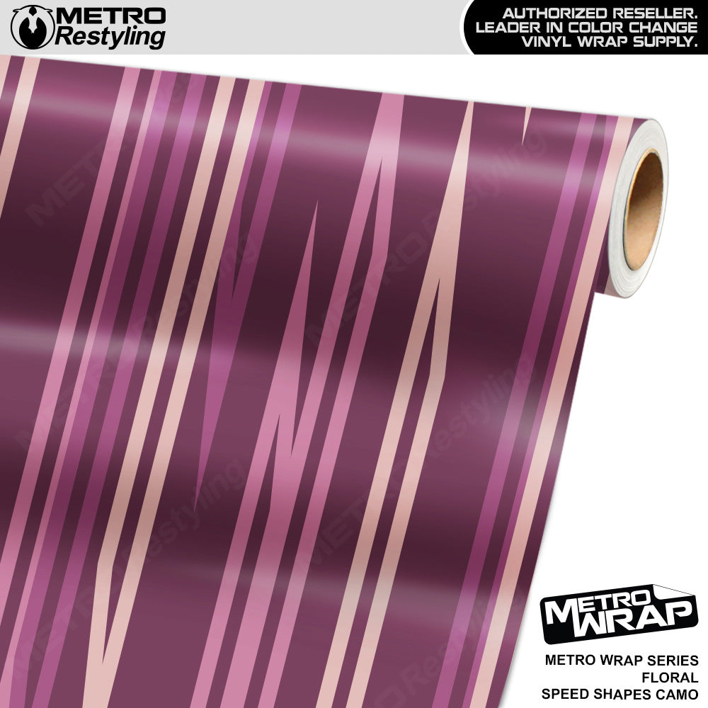 Metro Wrap Speed Shapes Fiesta Vinyl FilmMetro Wrap Speed Shapes Floral Vinyl Film