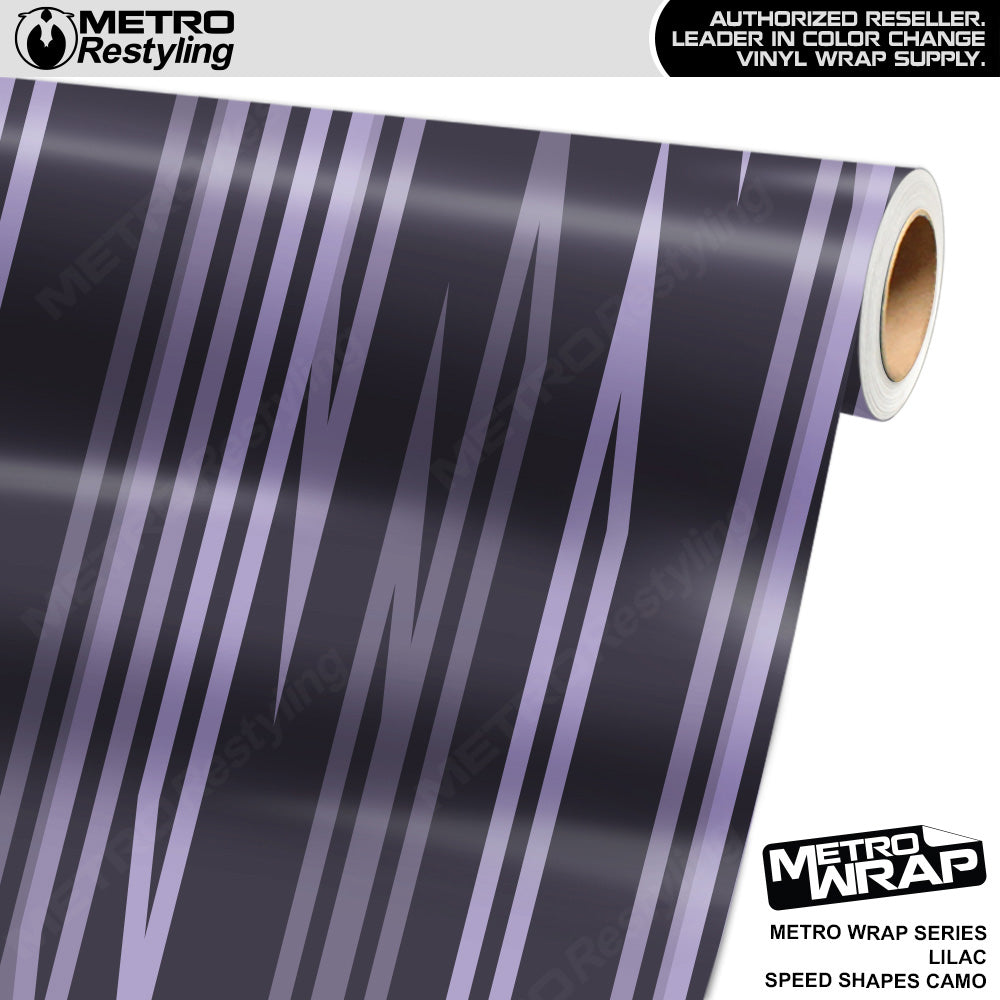Metro Wrap Speed Shapes Lilac Vinyl Film