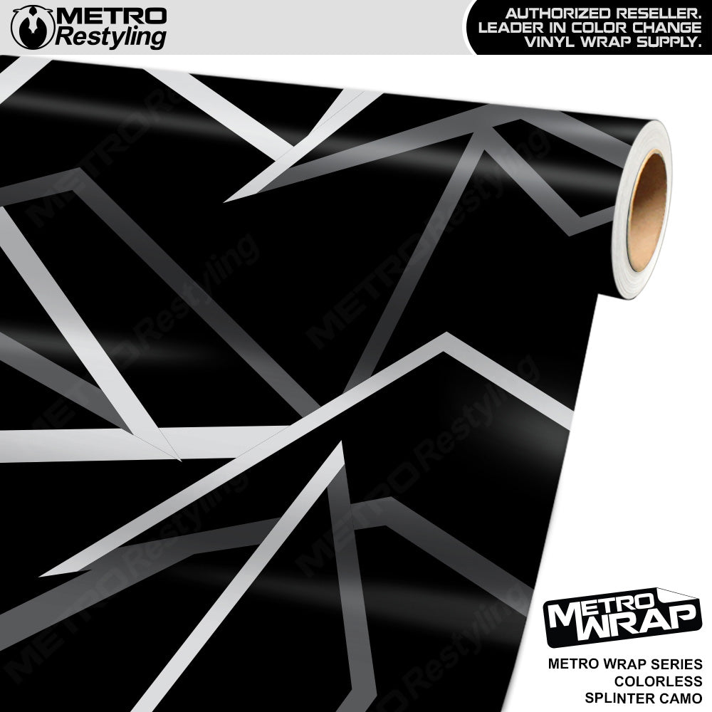Metro Wrap Splinter Colorless Camouflage Vinyl Film