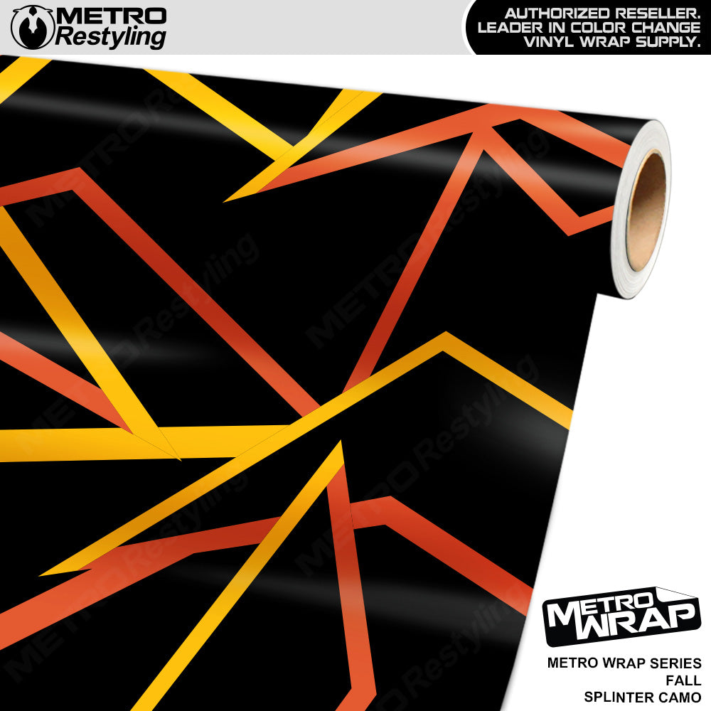 Metro Wrap Splinter Fall Camouflage Vinyl Film