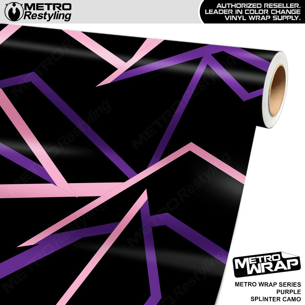 Metro Wrap Splinter Purple Camouflage Vinyl Film