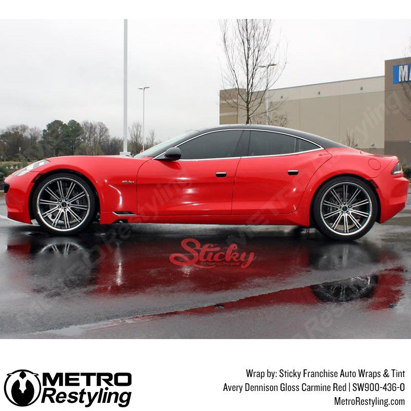 Avery Dennison® SWF 89 Glitter Diamond Red Car Wrap Autofolie