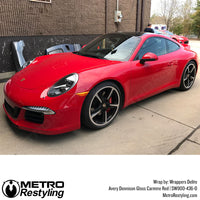 Avery Dennison SW900 Gloss Carmine Red Vinyl Wrap | SW900-436-O