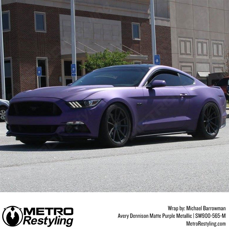 Matte Purple Metallic Mustang