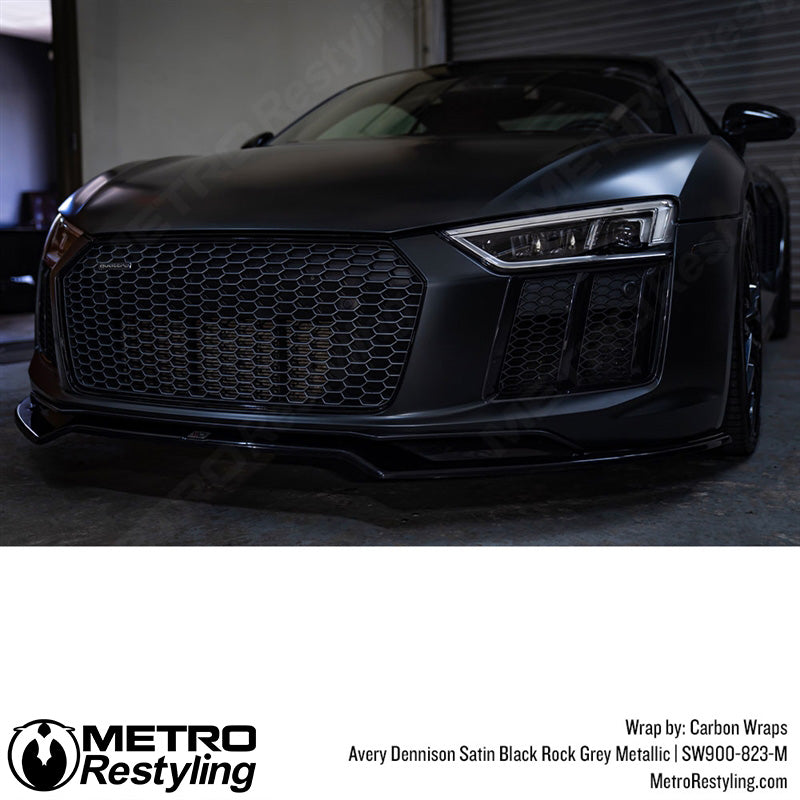 Satin Black Rock Gray Metallic Audi