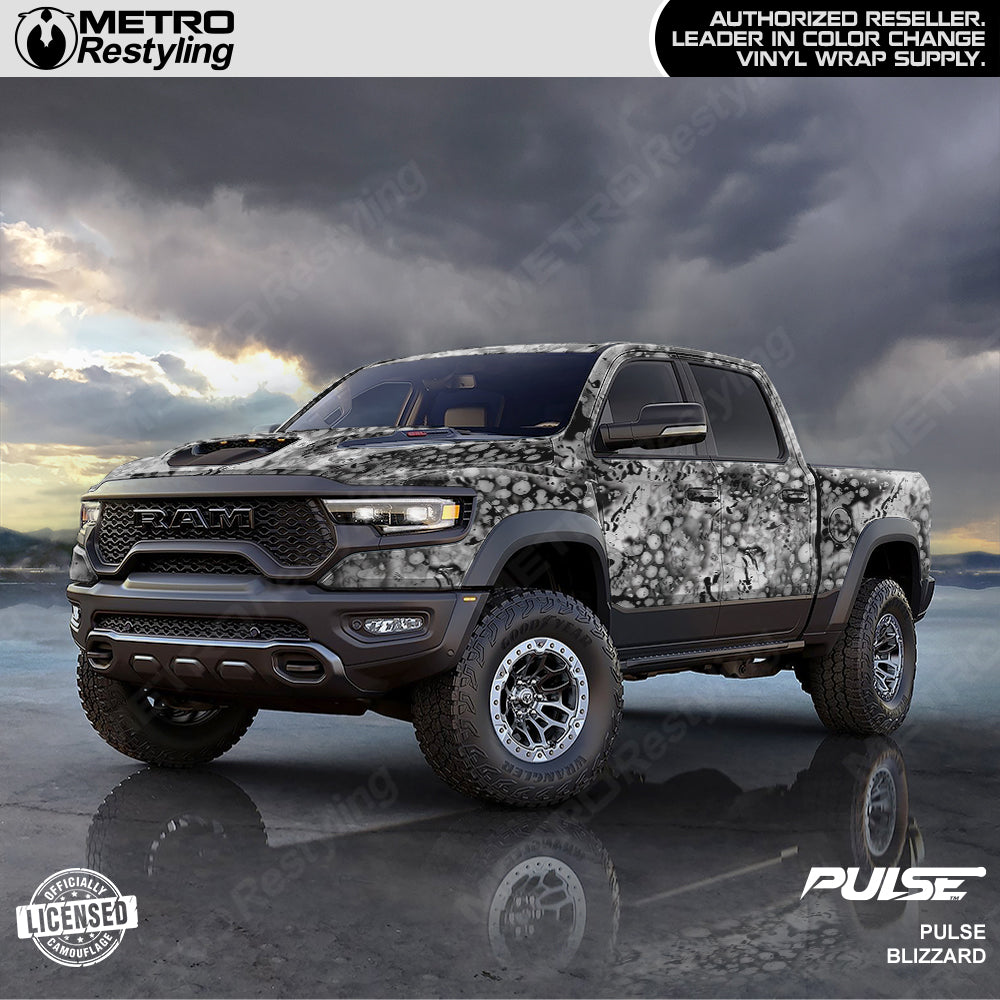 Pulse Blizzard Camo Truck Wrap