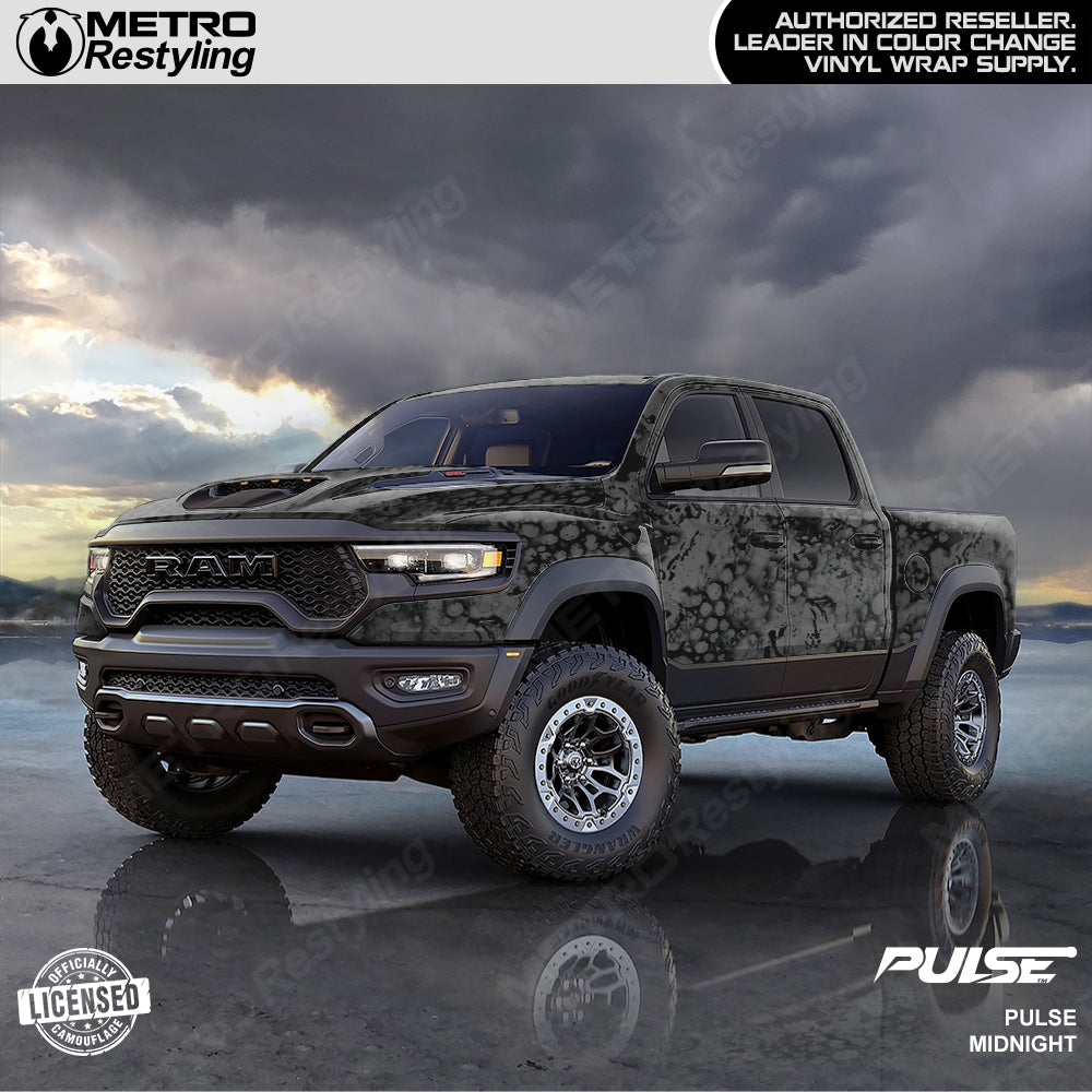 Pulse Midnight Camo Truck Wrap