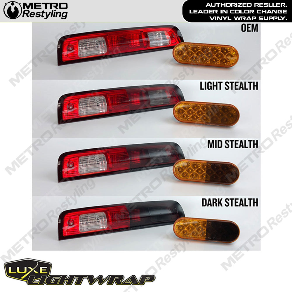 Luxe LightWrap Stealth Smoke Headlight / Taillight Film