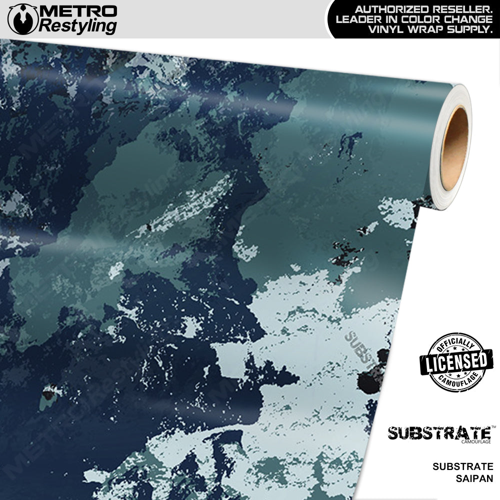 Substrate Saipan Camouflage Vinyl Wrap