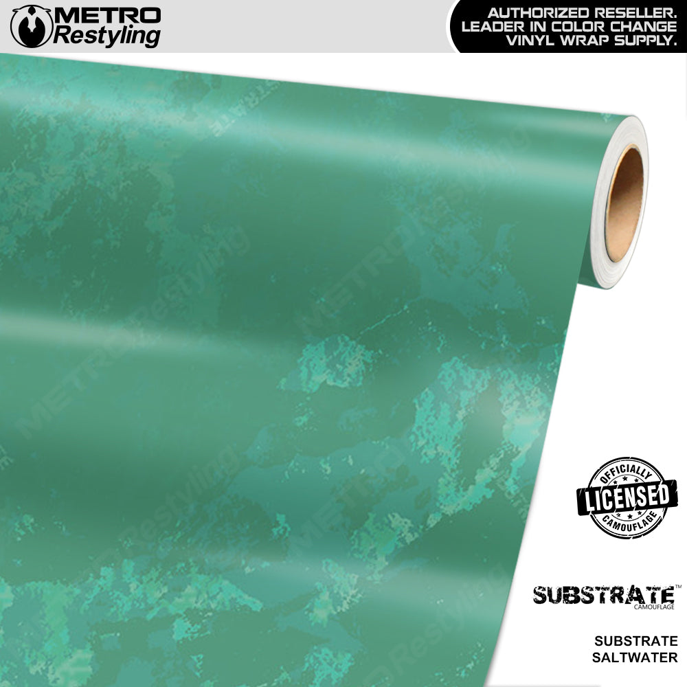 Substrate Saltwater Camouflage Vinyl Wrap
