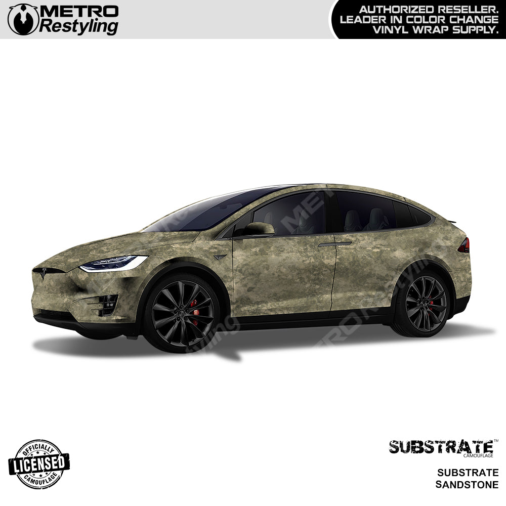Substrate Sandstone Camouflage Car Wrap