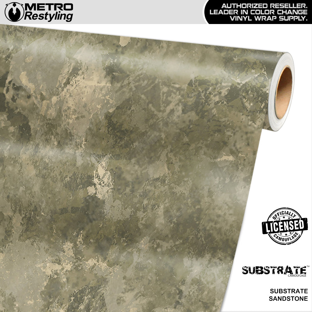 Substrate Sandstone Camouflage Vinyl Wrap