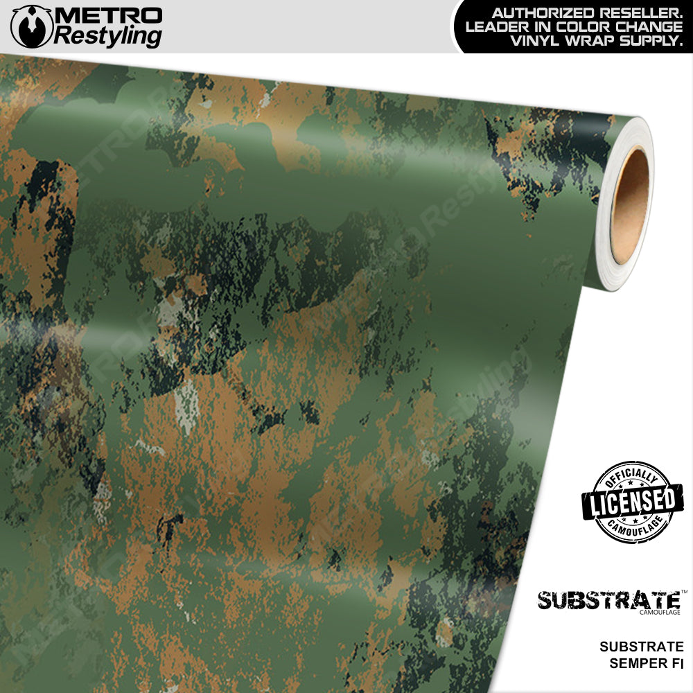 Substrate Semper-Fi Camouflage Vinyl Wrap