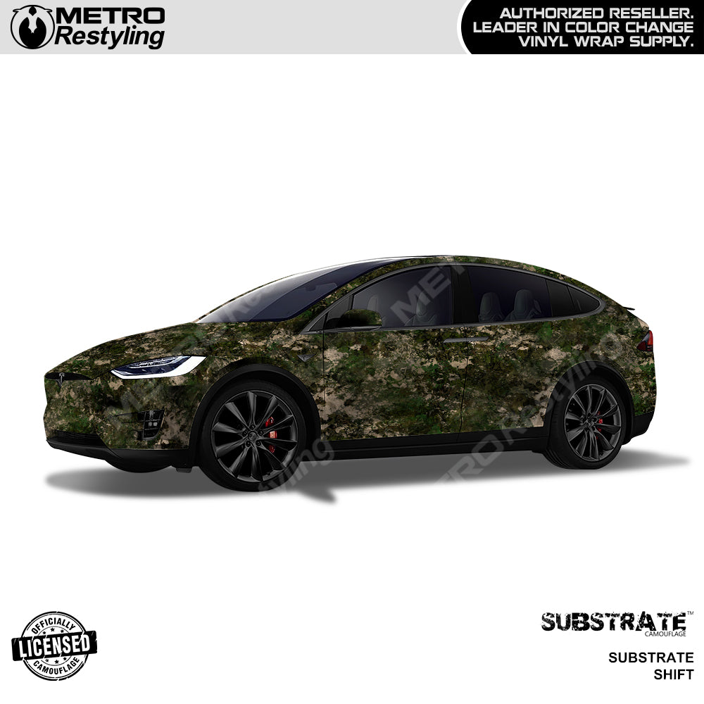 Substrate Shift Camouflage Car Wrap