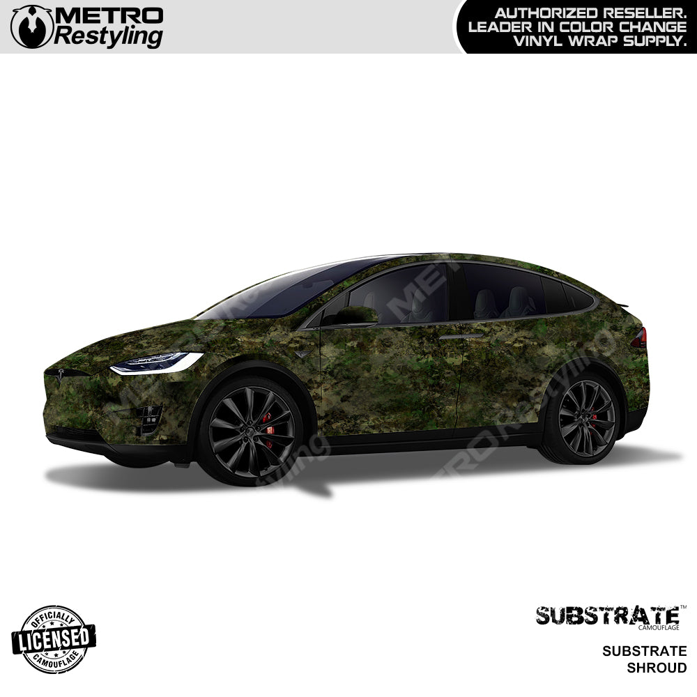 Substrate Shroud Camouflage Car Wrap