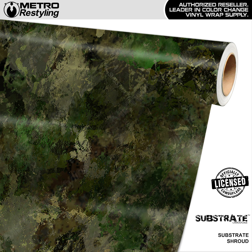Substrate Shroud Camouflage Vinyl Wrap