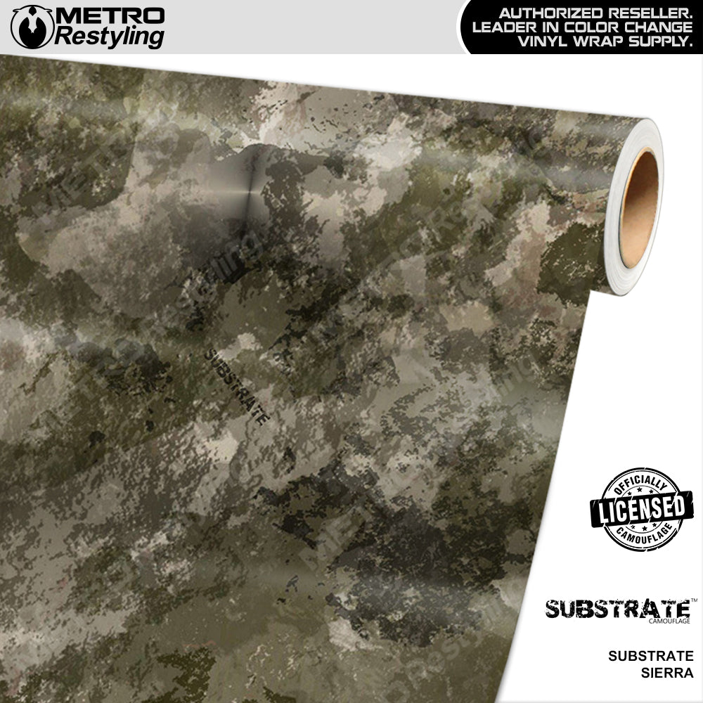 Substrate Sierra Camouflage Vinyl Wrap