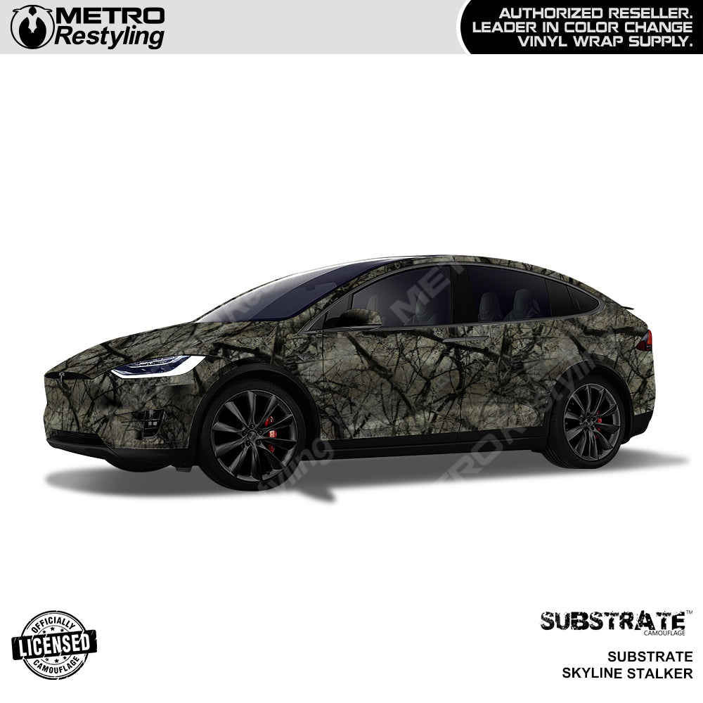 Substrate Skyline Stalker Camouflage Car Wrap