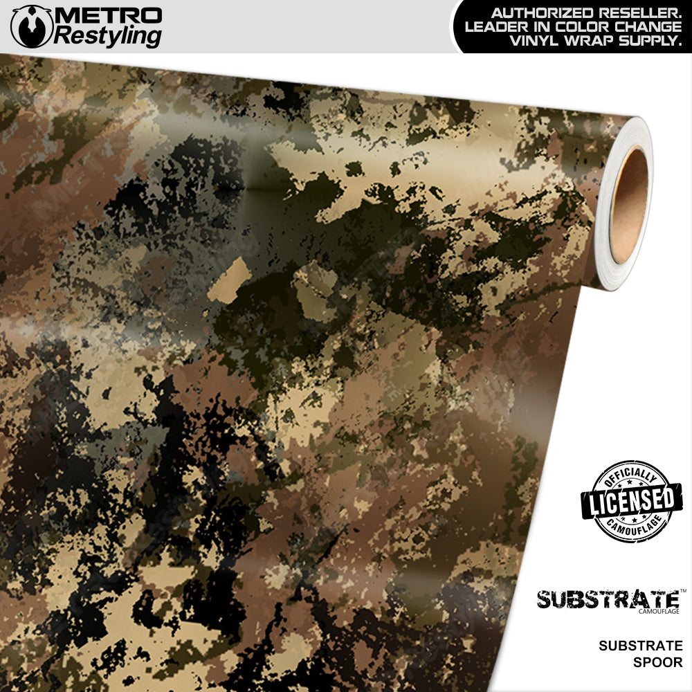 Substrate Spoor Camouflage Vinyl Wrap Film
