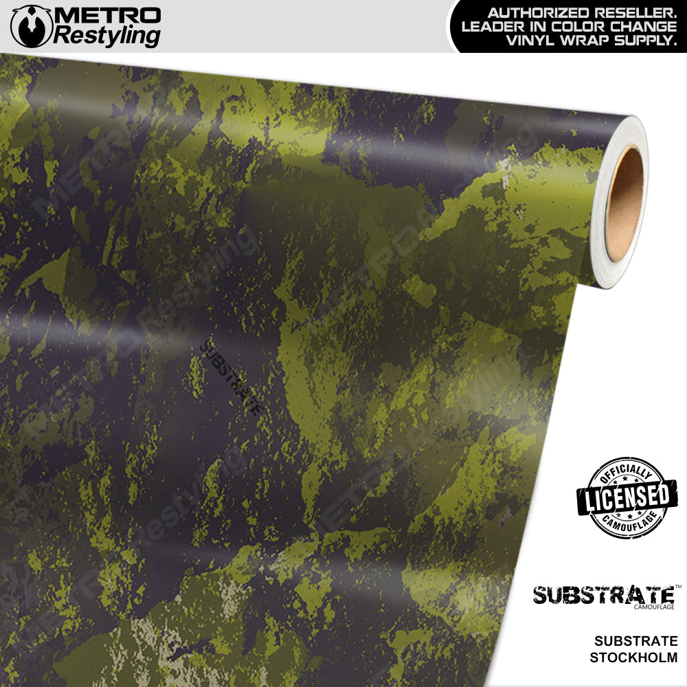 Substrate Stockholm Camouflage Vinyl Wrap Film