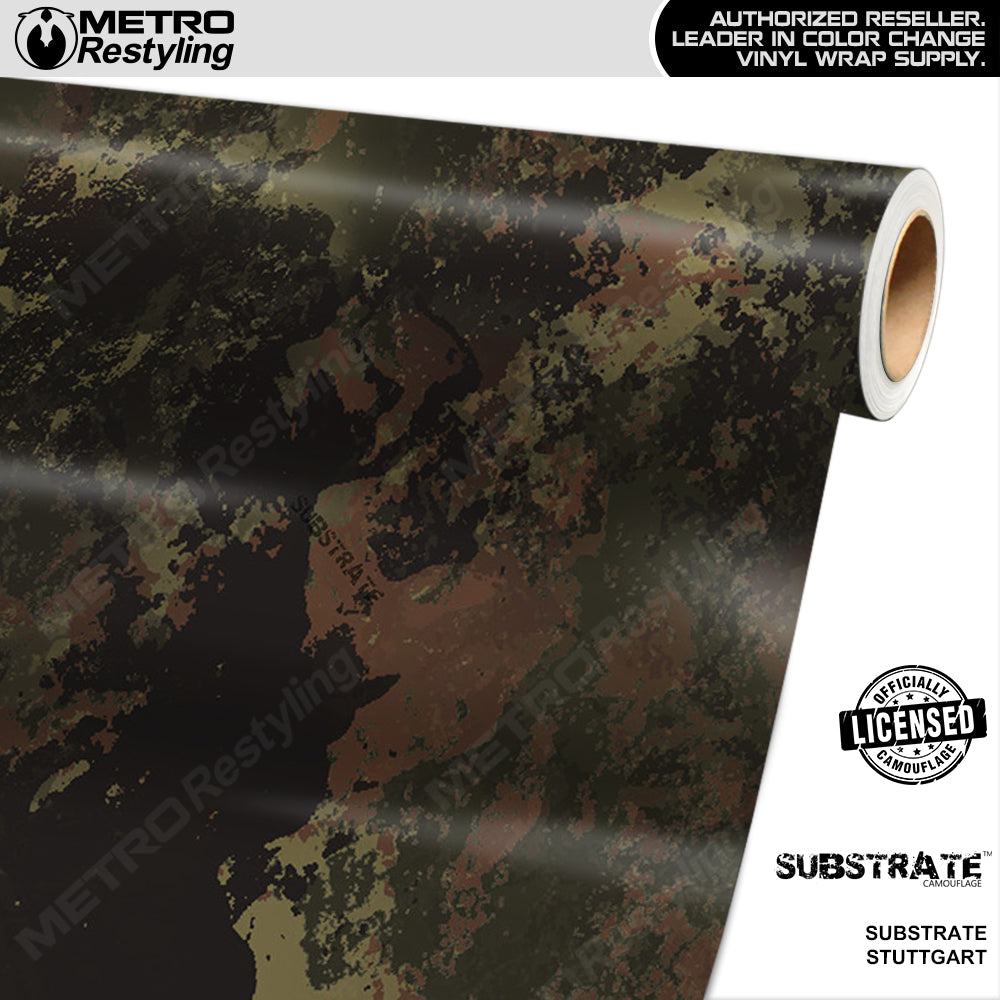 Substrate Stuttgart Camouflage Vinyl Wrap Film