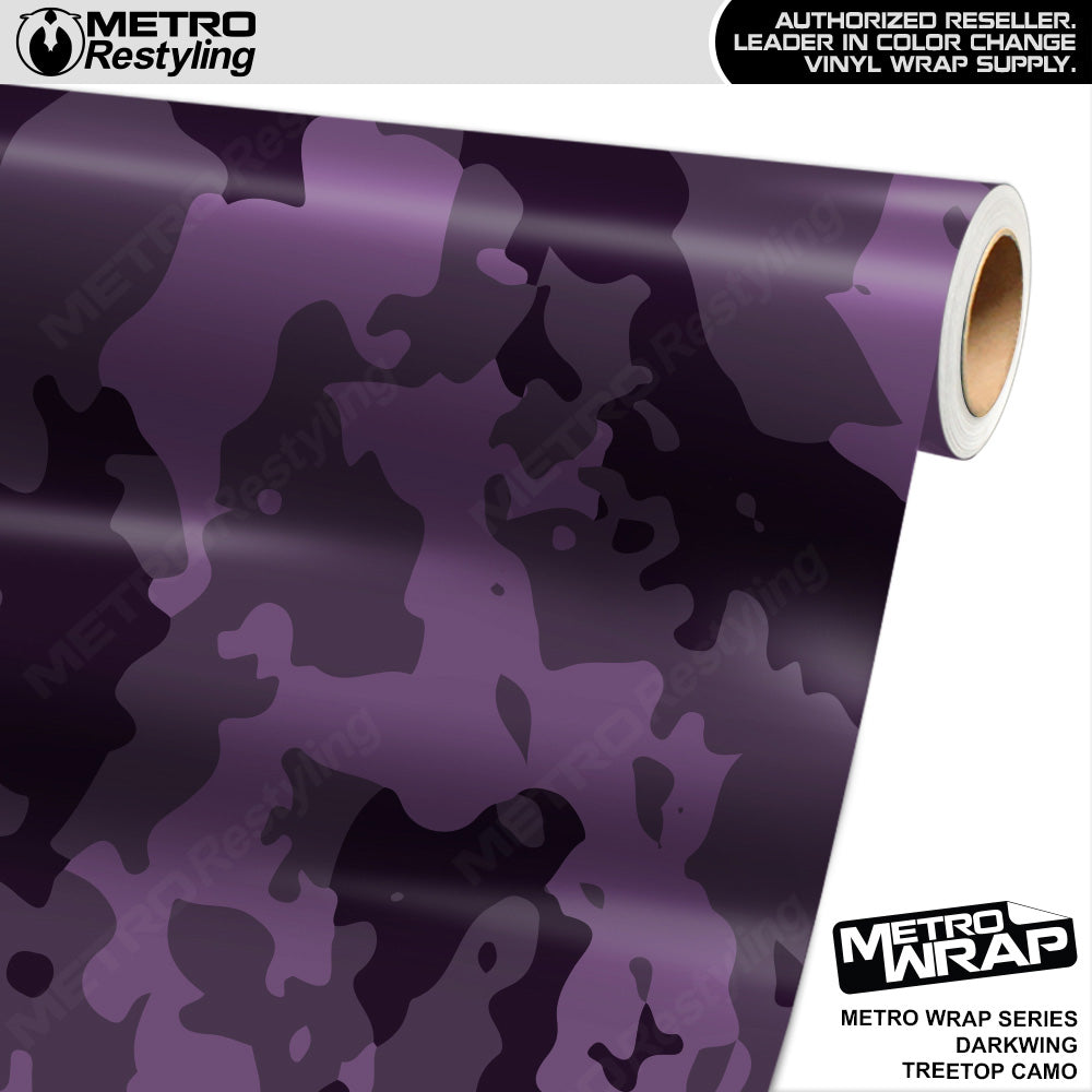 Metro Wrap Treetop Darkwing Camouflage Vinyl Film