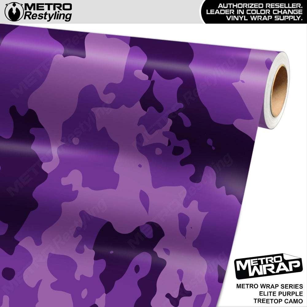 Metro Wrap Treetop Elite Purple Camouflage Vinyl Film
