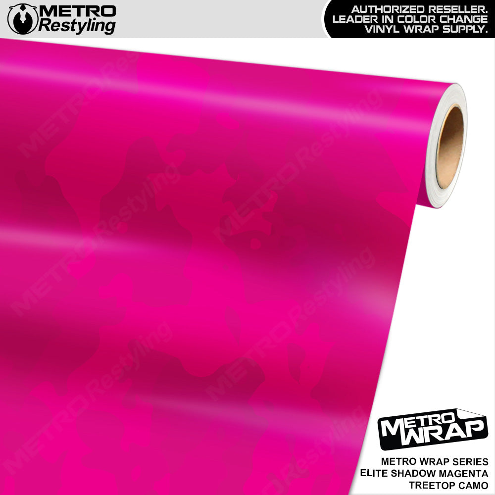 Metro Wrap Treetop Elite Shadow Magenta Camouflage Vinyl Film