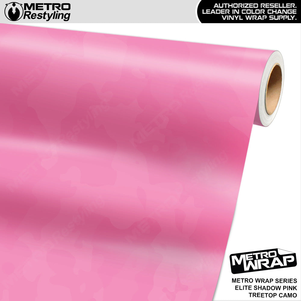 Metro Wrap Treetop Elite Shadow Pink Camouflage Vinyl Film