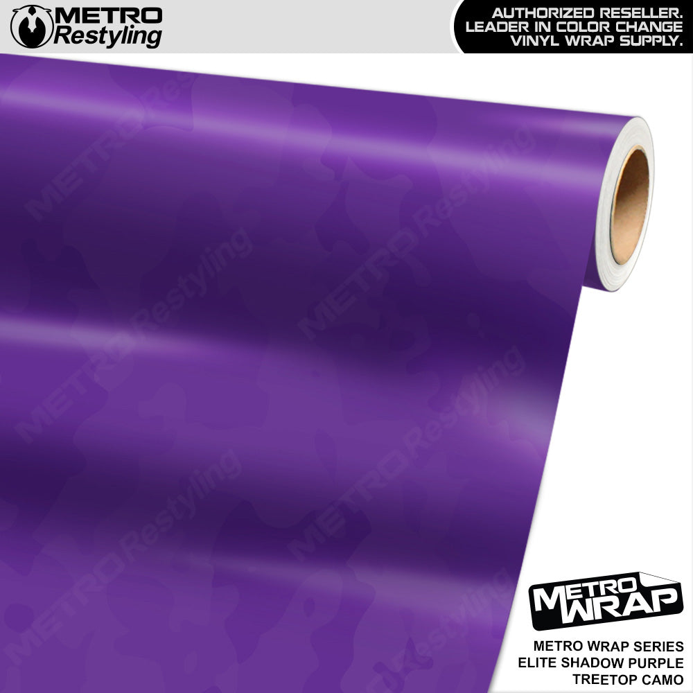 Metro Wrap Treetop Elite Shadow Purple Camouflage Vinyl Film