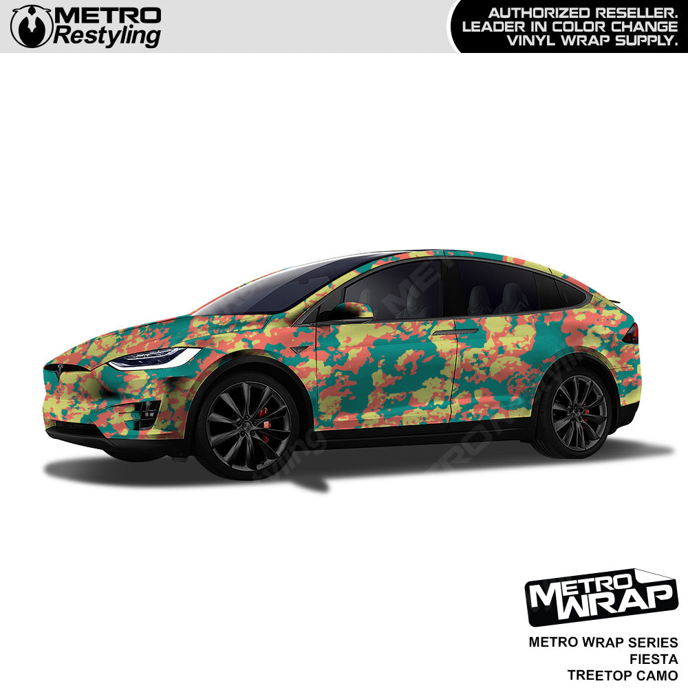 Metro Wrap Treetop Fiesta Camouflage Vinyl Film