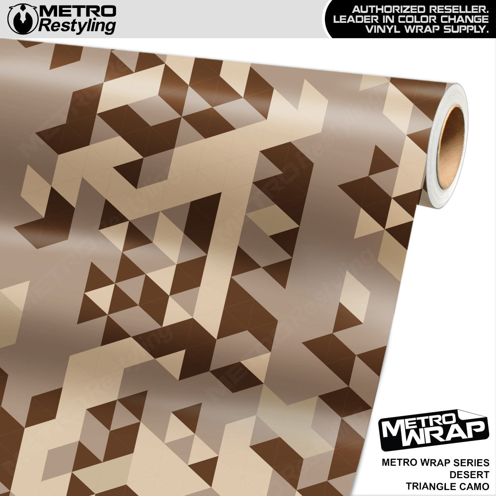 Metro Wrap Triangle Desert Camouflage Vinyl Film