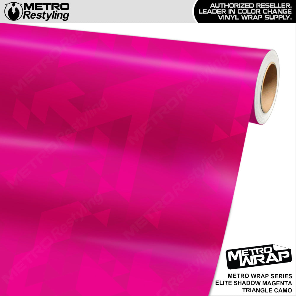 Metro Wrap Triangle Elite Shadow Magenta Camouflage Vinyl Film