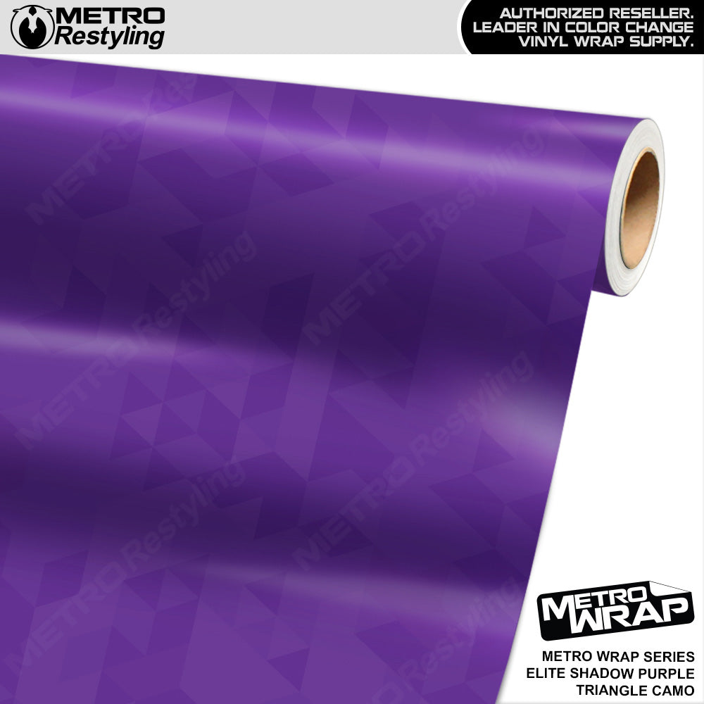 Metro Wrap Triangle Elite Shadow Purple Camouflage Vinyl Film