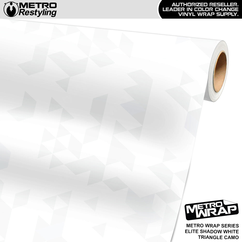 Metro Wrap Triangle Elite Shadow White Camouflage Vinyl Film