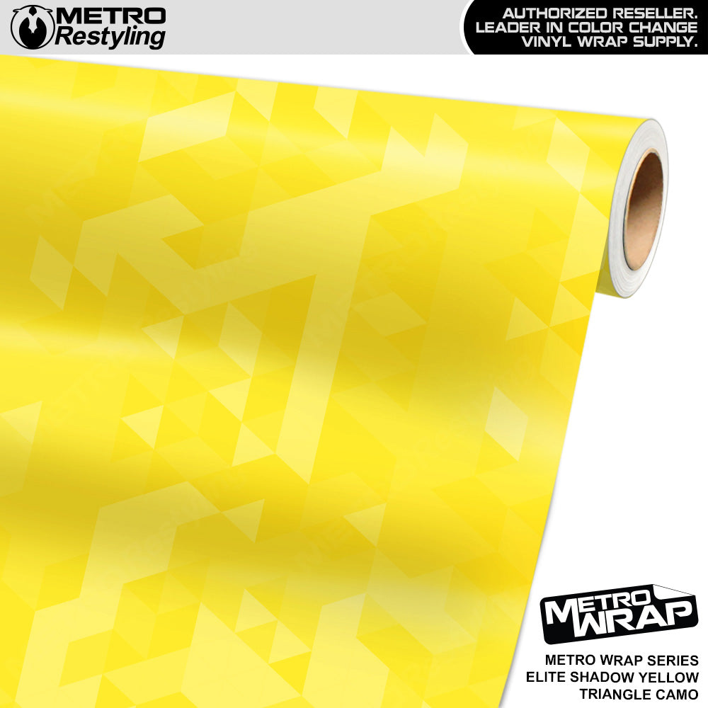 Metro Wrap Triangle Elite Shadow Yellow Camouflage Vinyl Film