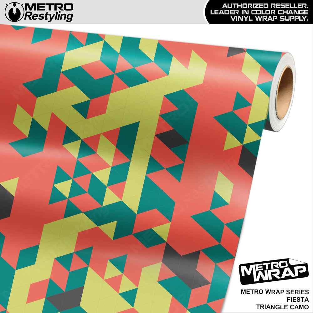 Metro Wrap Triangle Fiesta Camouflage Vinyl Film