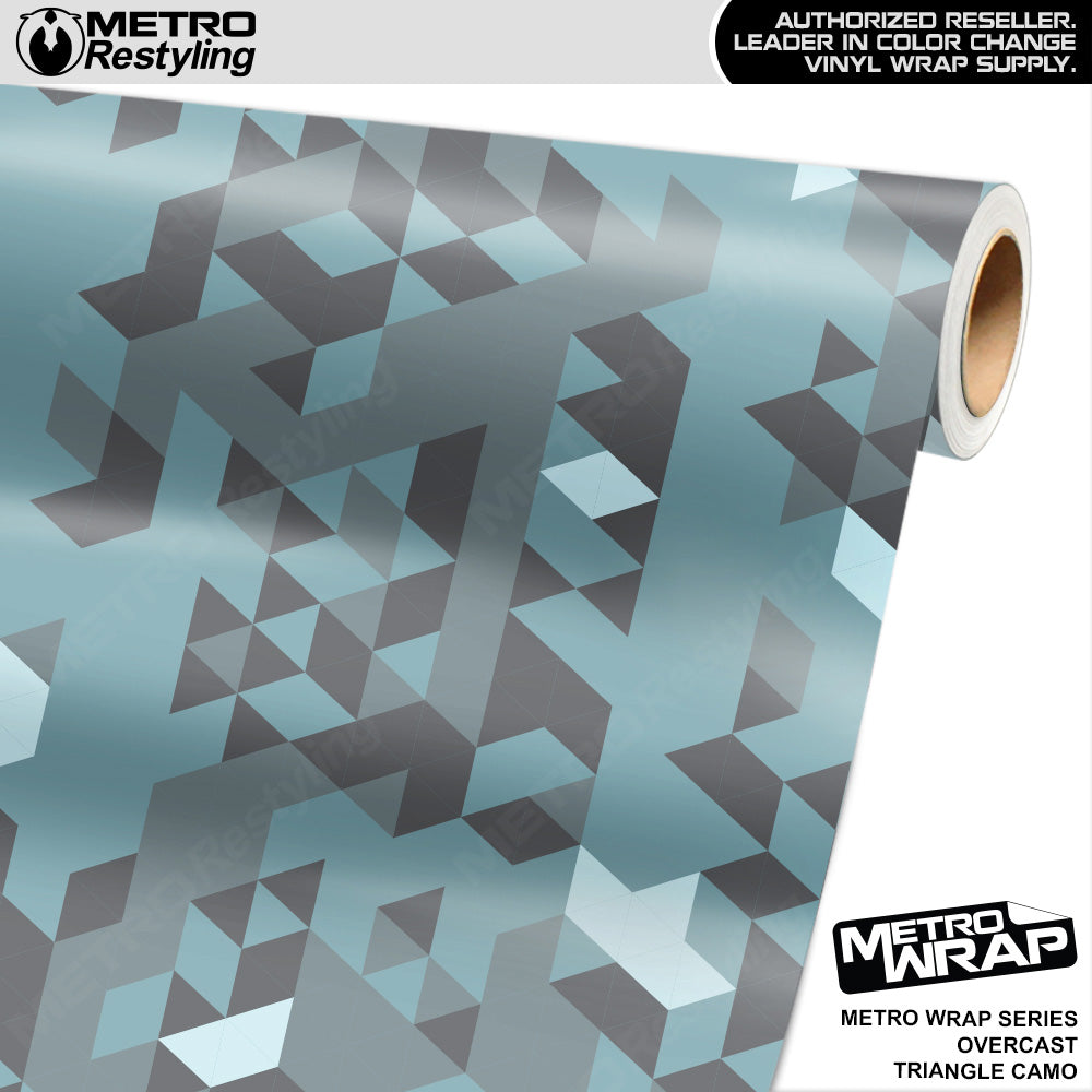 Metro Wrap Triangle Overcast Camouflage Vinyl Film